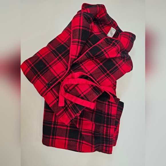 George Other - Plaid Long Sleeve Button-Down Sleep Set